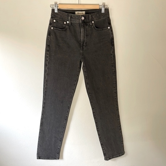 MADEWELL Perfect Vintage Jeans in Lunar Wash Washed Black - Picture 3 of 14